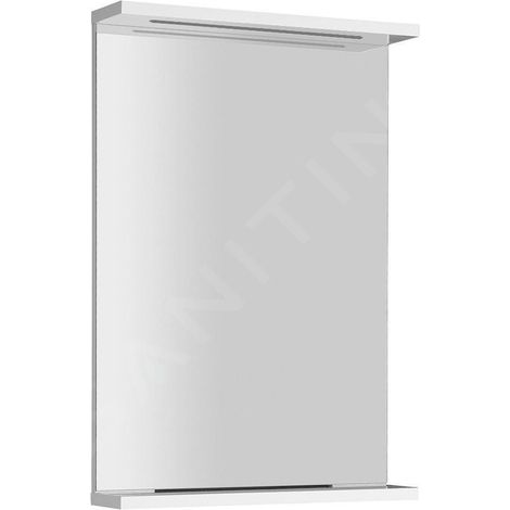 Aqualine Korin - Miroir avec éclairage LED, 40x70 cm, blanc KO345S (1/2)