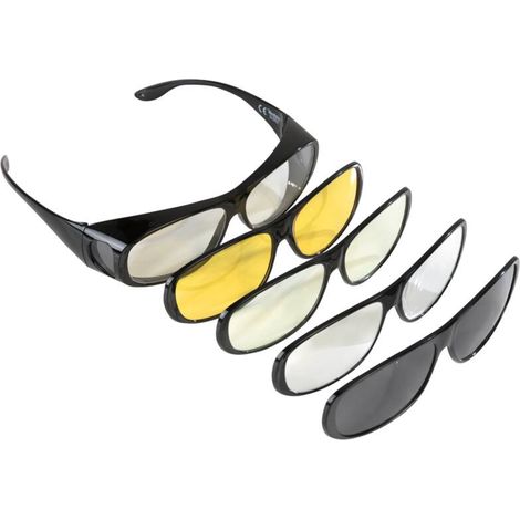 Schutzbrille mit 4 Wechsel-Rahmen (1/3)