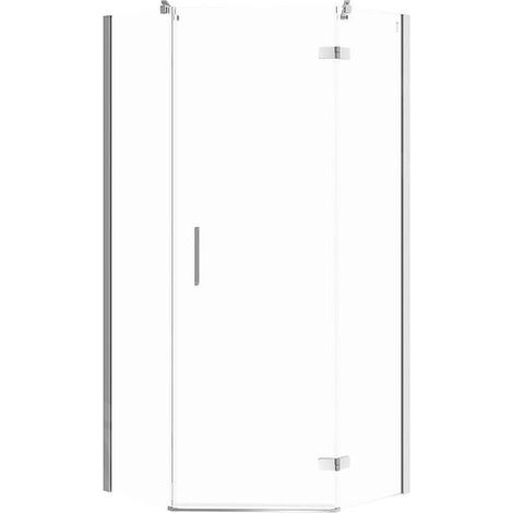 Cersanit Jota - Cabine de douche 90x90 cm, droite, chrome/verre clair S160-013 (1/2)