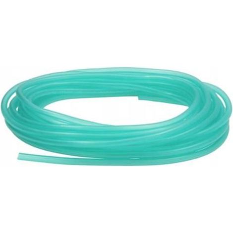 Tuyau de carburant transparent (vert) ARIETE 7 x 10 mm - 1 Mo