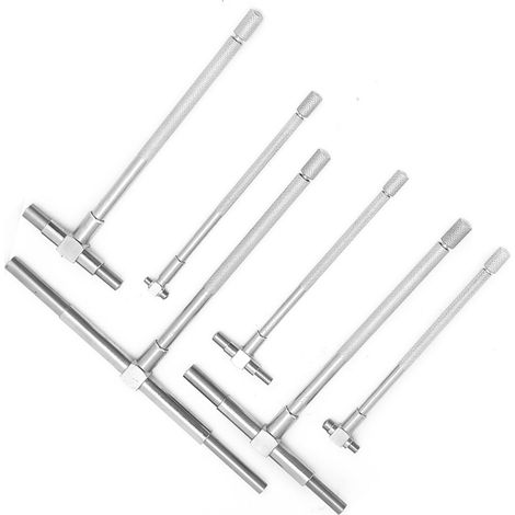 Jauge télescopique à tête carrée nickelée, diamètre intérieur 8-150 mm (1/5)