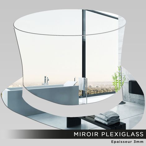 Miroir Plexiglass - Chapeau - 70x80 cm (1/2)