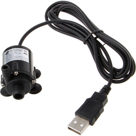Pompe à eau chaude solaire USB, moteur sans balais, submersible pour aquarium