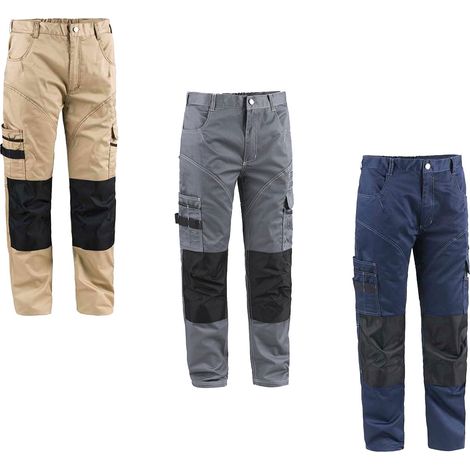Sottozero Travaux 15300 Arbeitshose mit mehreren Taschen - L - Grau/Schwarz