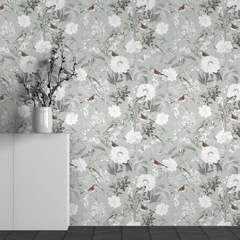 Papier peint panoramique - Motif Fleurs - 130 cm x 81 cm (1/3)
