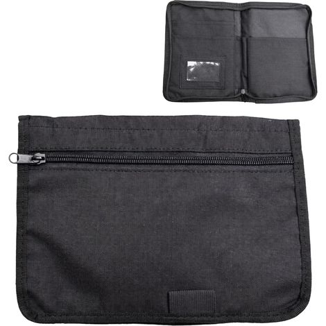Porte-documents A5 pour voiture - Organiseur de boîte à gants de voiture - 24 x 17,5 cm - Avec plusieurs compartiments pour papiers de véhicule, billets et documents de voyage (1/5)