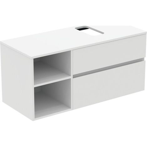 Ideal Standard E3508Y1 Meuble sous-lavabo Finesse ouverture à droite blanc (1/3)