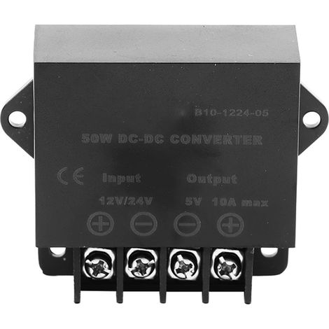 Convertisseur de puissance d'affichage LED de voiture 12V 24V à 5V 10A 50W, Module Buck. (1/5)