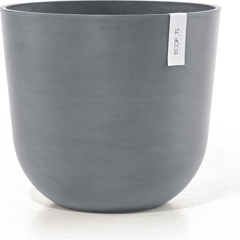 Ecopots Oslo 45 Blumentopf - L 45 cm x H 39,4 cm - Innen- und Außenbereich