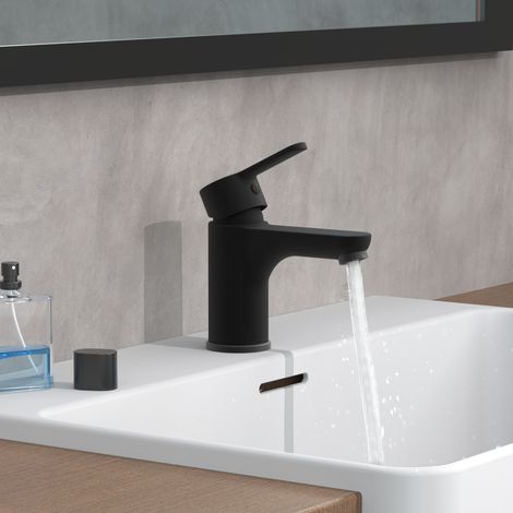 Mitigeur de lavabo Denver - noir mat - SCHÜTTE (1/5)