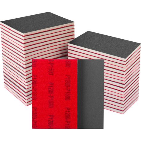 20PCS Éponges de Ponçage 1200 Grain Papier Abrasif Sec et Humide (1/5)