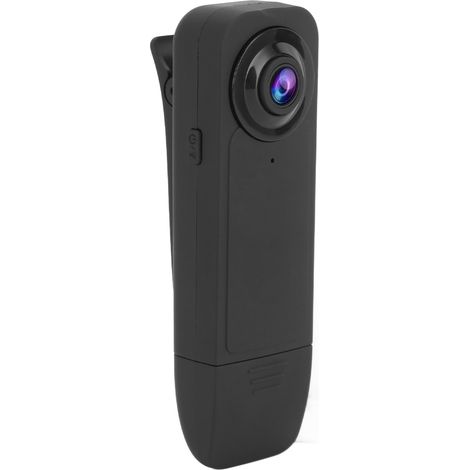 Caméra corporelle portable mini, rechargeable, avec vision 1080p et détection de mouvement, idéale pour la maison et l'extérieur. (1/5)