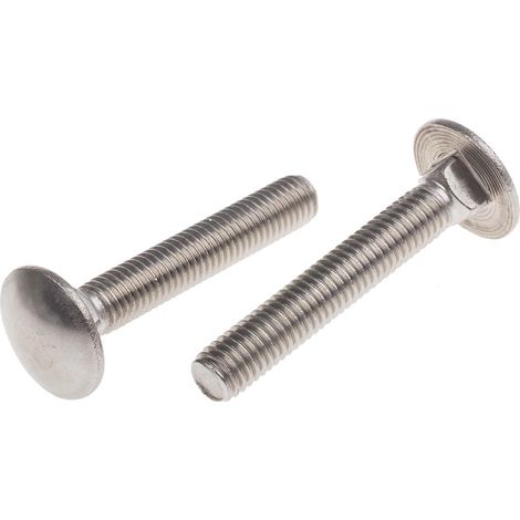 Boulon Acier Inoxydable, Brut, M8 x 50mm ( Prix pour Sachet de 50 )