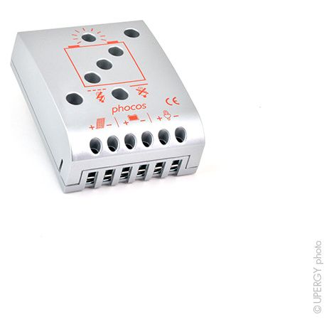 Régulateur solaire PWM 12V/24V 5A – Composants de premier choix – Conforme CE, DEEE et RoHS – Pour systèmes photovoltaïques – Phocos - CML05