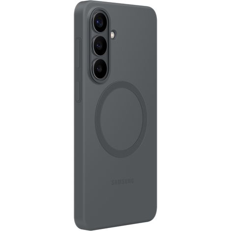 Samsung Galaxy S26 Silikon-MagSafe-Schutzhülle mit Magnetverschluss – Schwarz (1/5)