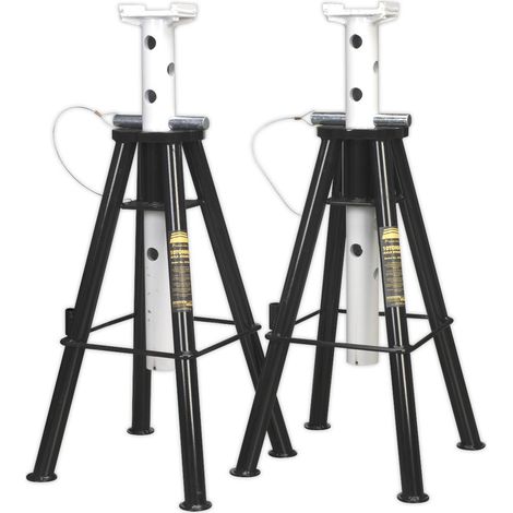 Sealey Axle Stands (Pair) 10 Tonne Capacity per Stand High Level AS10H