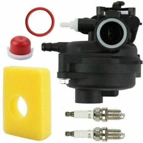 Carburateur de tondeuse à gazon 799583 pour moteurs Briggs & Stratton 300E 450E 500E OVH 125cc 140cc 08P502 09P602 Series Remplace 591160 595656 591979 593261 (1/4)