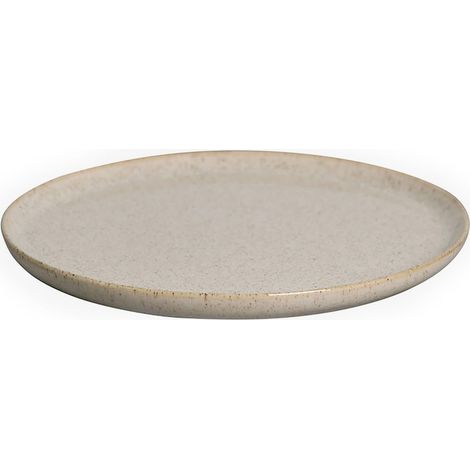 Assiette à petit-déjeuner en porcelaine naturelle 20 x 1,5 cm (1/3)