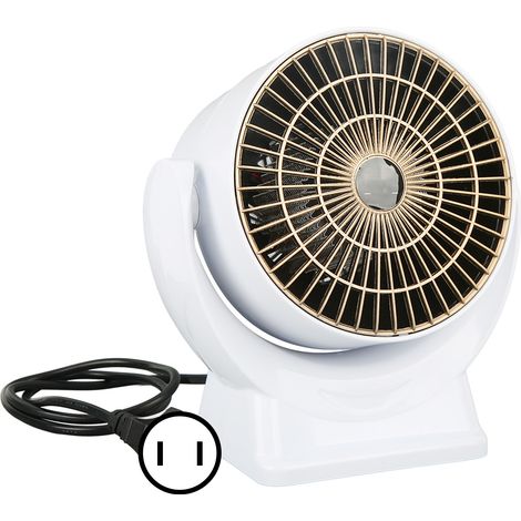 Chauffage électrique de bureau 800W, radiateur compact design simple et sûr pour maison et travail (1/5)