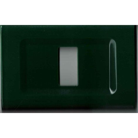Placchette Placche In Abs Serie Magic Elite Bticino Compatibili Color Copriprese Vert Foncé