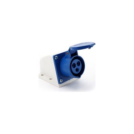 16 Ampere 3-polige Industriesteckdose 220 V-250 Volt, wasserdicht, IP44, wasserdicht, 2P+E, 16 A (1/5)