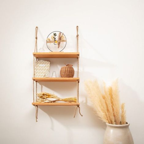 EstanteríaLour madera de caucho - 60x105 cm - Atmosphera créateur d'intérieur (1/3)