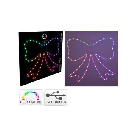 Basic-co Papillon luminoso multicolore LED RGB 71