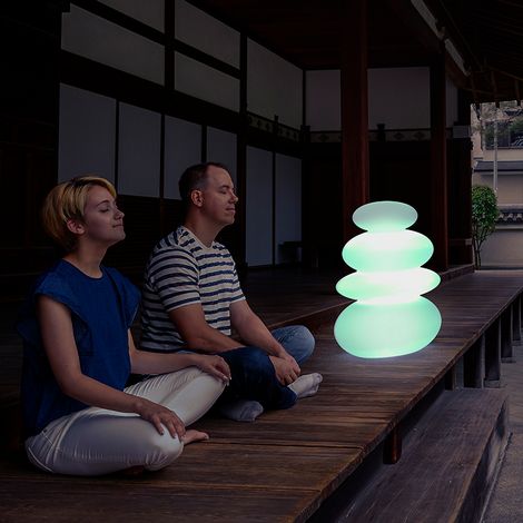 BALANS 70 cm di altezza. Lampada decorativa senza fili per interni ed esterni. Luce LED ricaricabile via USB. Prodotto in Spagna (1/4)