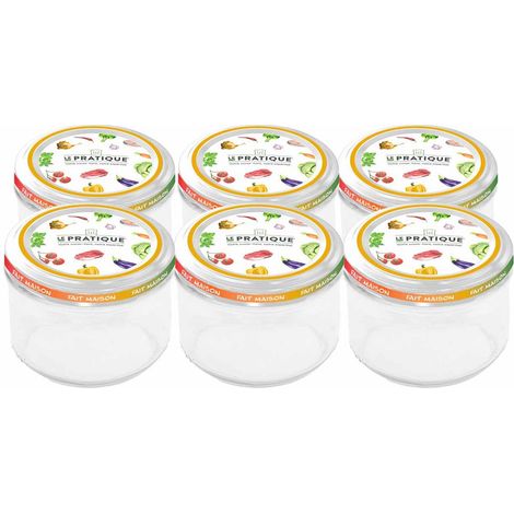 1 Sterilisierbare Gläser 200 ml ø82 mm Packung à 6 - Das Praktische