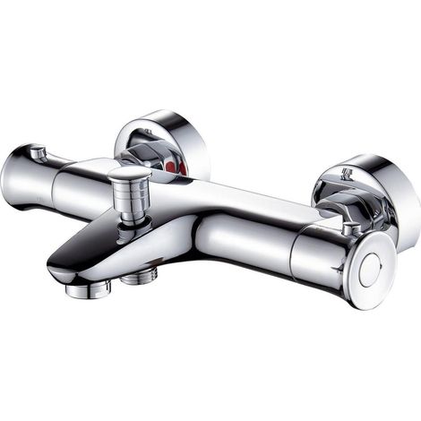 Kisimixer Badewannenarmatur Thermostat 38° Sicherheitsknopf Mischbatterie 59 (1/5)