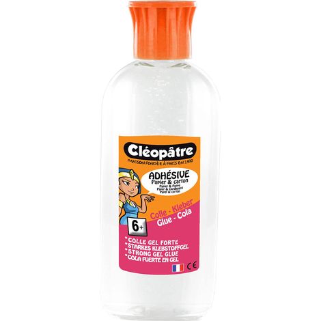 AD125X - Adhésive - Flacon de Colle transparente forte avec Embout biberon 100 g (1/2)