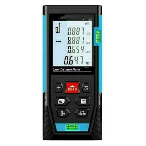 Télémètre Laser 50m, Metre Laser, Calcule Distance Surface Volume, Fonction Pythagore, Stocker 99 données, Fonction Muet, IP54 (1/4)