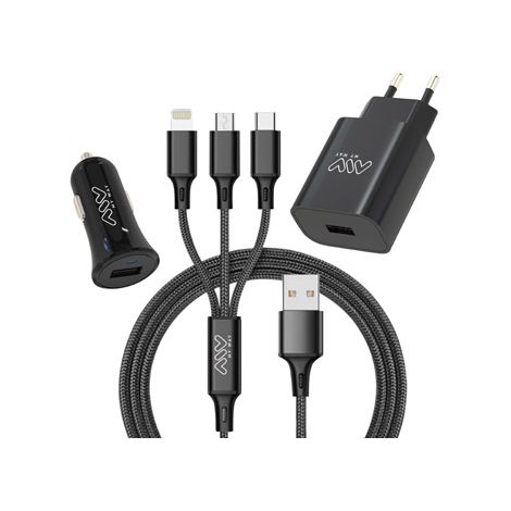 PACK CARGAFOR AUTO+CASA USB NE (1/2)