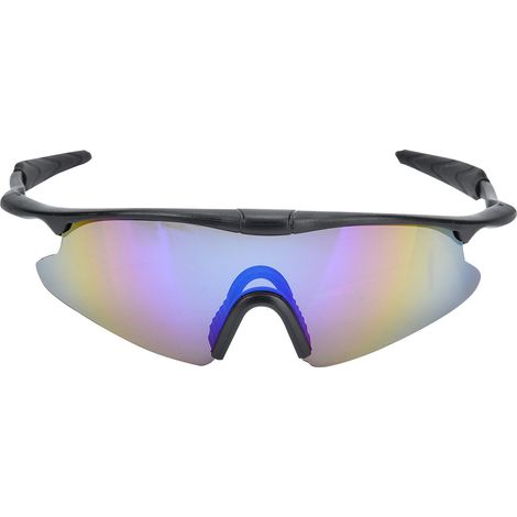 Ortviai Lunettes de vélo polarisées unisexe – protection anti-vent et anti-poussière, couleur vive, polycarbonate léger, lunettes de protection (1/5)