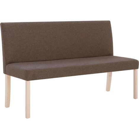 Maison Exclusive - Sitzbank 139,5 cm Braun Polyester