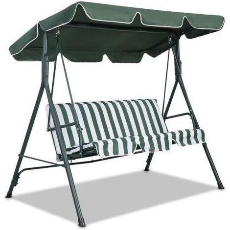 Housse de protection imperméable à volants pour hamac et balancelle d'extérieur, 164 x 114 x 15 cm (1/5)