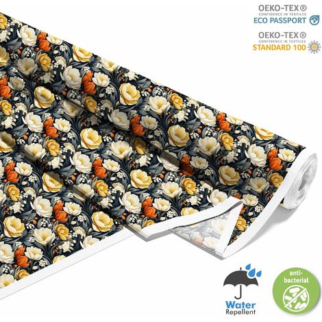 TESSUTI DECORATIVI PER ESTERNI OXFORD - Motivo Fiori I DX5228 (1/5)