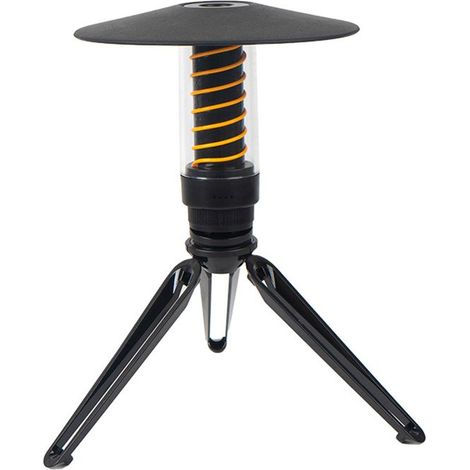 Lampada da campeggio a LED ricaricabile, lampada da campeggio portatile, 80-110 lumen, 2000 mAh, lampada da tenda da campeggio portatile, lampada ricaricabile con copertura antipioggia, per esterni, L (1/5)