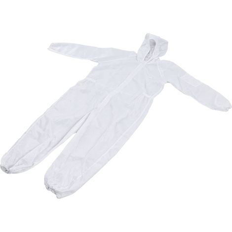 Mono protector fabricado en poliéster antiestático, repelente al polvo y a las partículas, ropa de trabajo para talleres SMT, talla M. (1/5)