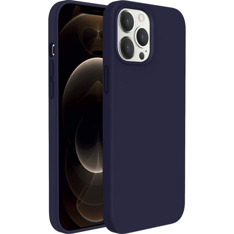 CUSTODIA PER IPHONE 12 MINI 5.4' IN SILICONE BLU NAVY (1/5)