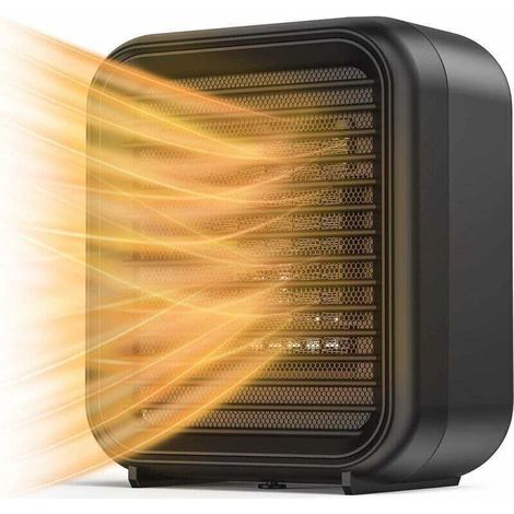 Radiateur céramique compact 800 W – 2 niveaux de puissance, soufflant, sécurité anti-surchauffe et anti-renversement (1/4)
