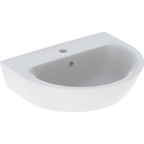 Geberit Renova lavabo, 1 trou pour robinet, avec trop-plein, (1/2)