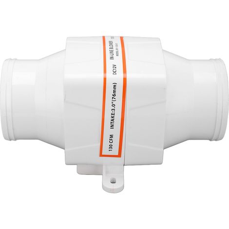 Ventilateur axial 12V 3in pour bateau, soufflerie de cale 130CFM, 4 pales, débit d'air élevé, pour yacht et navire marin (1/5)