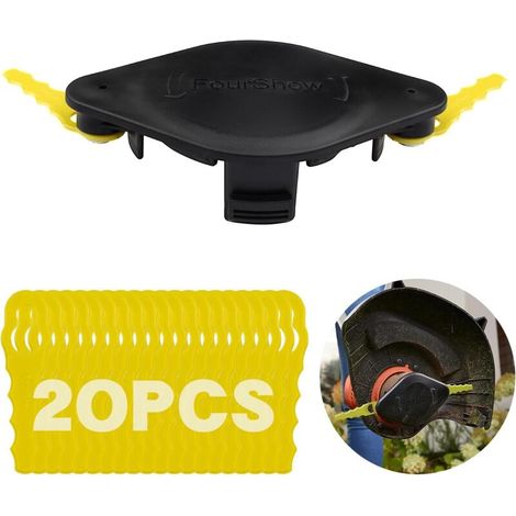 Tete De Tondeuse A Lame - Compatible Avec Black Decker STC1820 STC1840 BESTA530 - 20 Lames En Nylon PA6 - Remplacement A6481 A6485 (1/5)