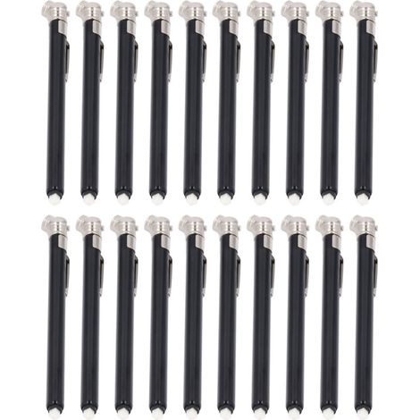 Lot de 20 manomètres de pression de pneus de poche (10-50 PSI) pour voitures, camions et autres véhicules (0,7-3,5 bar, 70-350 kPa) (1/5)