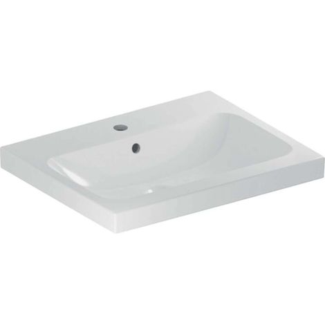 Geberit iCon Light lavabo sobre encimera, 60 cm x 48 cm, con (1/2)