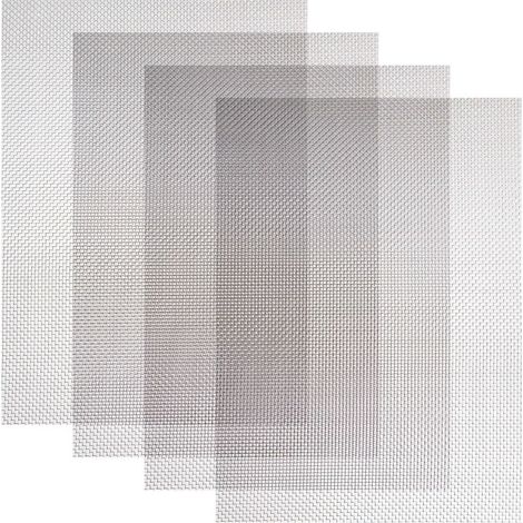 Metal Mesh Wire Mesh Rodent-Proof Insect Screen Stainless Steel 20 Meshes 60 x 80 mm For Ventilation and Filtration 4 Pieces (1/5)