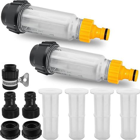 filtre Pour Tuyau Arrosage Filtre Haute Pression Filtre Eau Pour Krcher Avec Insert De Filtre Pour Tous Les Nettoyeurs Haute Pression Avec Raccor (1/5)