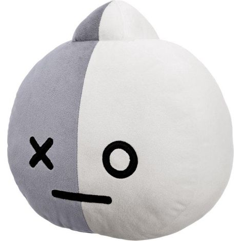 no-name Cojín VAN BT21 blanco y negro decorativo de peluche