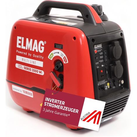 ELMAG Inverter Stromerzeuger SEBSS 2000Wi mit YAMAHA-Motor MZ80 (super-schallgedämmt) (1/5)